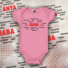 Kép 2/3 - Baba listája babaruha (rózsaszín)