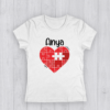 Kép 3/7 - Páros szív puzzle  - Női póló
