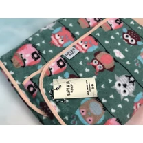 Kép 5/5 - Vidám Bagoly - Kétoldalas Wellsoft Takaró