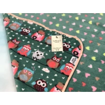 Kép 3/5 - Vidám Bagoly - Kétoldalas Wellsoft Takaró