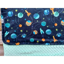 Kép 2/4 - Prémium Minky Zűrutazás - Babapléd