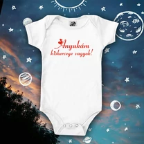 Kép 1/3 - Anyukám kishercege vagyok (szívecskés) - Babaruha