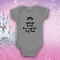 Kép 4/6 - Apuci kicsi hercegnője vagyok - Babaruha