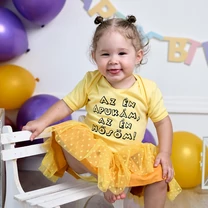 Kép 1/4 - Napsárga Pöttyös Tütü