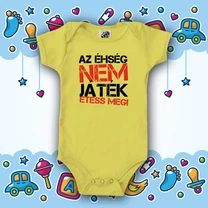 Kép 3/3 - Az éhség nem játék - Babaruha