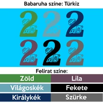 Kép 5/5 - Babaruha színe: türkiz