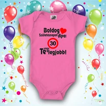 Kép 4/5 - Boldog Születésnapot Apa (Sebességkorlátozó táblával) - Babaruha