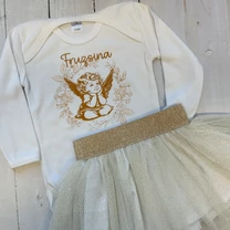 Kép 4/4 - Angyalka Keresztelő Csomag (Egyedi névvel) 