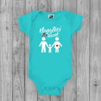 Kép 3/3 - Nagytesó leszek (Család, fehér felirattal) - Babaruha