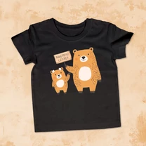 Kép 2/7 - Nagytesó leszek (Macitesók, masnival vagy masni nélkül) - Gyerek póló