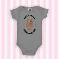 Kép 5/6 - Papa & Unoka örök barátság (Kislány macival) - Babaruha