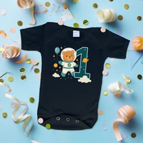 Kép 2/8 - Űrhajós maci első szülinap - Babaruha