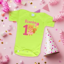 Kép 3/4 - Rókuci szülinap (Egyedi felirattal) - Babaruha