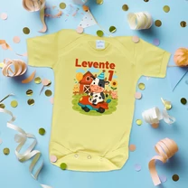 Kép 4/5 - Tanyavilág szülinap (Egyedi felirattal) - Babaruha