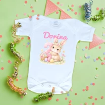 Kép 2/2 - Húsvéti Nyuszi Szülinap (1, 2 éves - egyedi névvel) - Babaruha