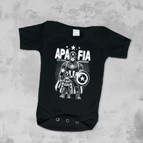 Kép 2/4 - Apa és Fia egy csapat, mindörökké - Babaruha (Szuperhősök)