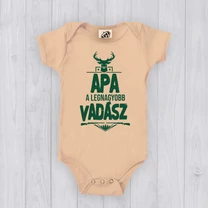 Kép 5/5 - Apa a legnagyobb vadász (Zöld minta) - Babaruha