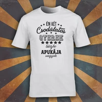Kép 2/7 - 2 Csodálatos gyerek büszke apukája (Fehér)