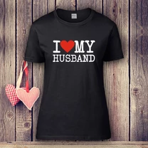 Kép 1/2 - I Love My Husband - Női póló