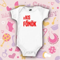 Kép 3/5 - Ki a Főnök? - Családi csomag (2 póló + 1 babaruha)