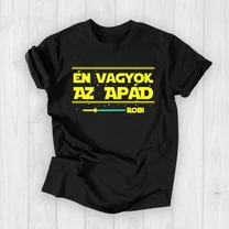 Kép 1/2 - Én vagyok az Apád! (Egyedi névvel) - Férfi póló