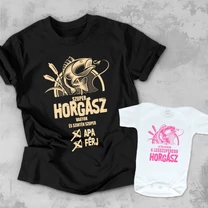 Kép 1/2 - Szuper horgász apa (Pink ) - Családi csomag