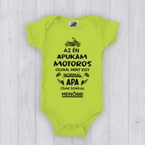 Kép 2/8 - Az én apukám motoros - Babaruha
