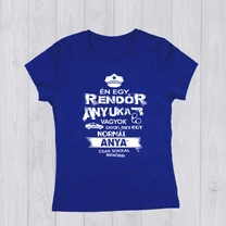 Kép 1/3 - Rendőr anyuka vagyok (királykék)