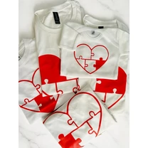 Kép 2/2 - Családi Szív Puzzle - Családi csomag (4 fős v. 5 fős családoknak)