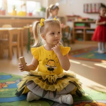 Kép 2/7 - Méhecske Fodros - Tütü szett