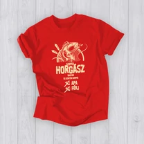 Kép 8/8 - Szuper horgász Apa Férj (Világos felirat) - Férfi póló