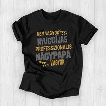 Kép 1/2 - Nem vagyok nyugdíjas, professzionális nagypapa vagyok - Férfi póló