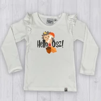 Kép 4/4 - Helló Ősz! Süni - Fodros Lányka Felső