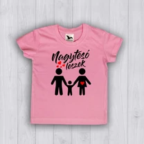 Kép 2/6 - Nagytesó leszek (Fekete felirat) - Gyerek póló