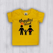 Kép 6/6 - Nagytesó leszek (Fekete felirat) - Gyerek póló