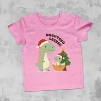 Kép 5/5 - Karácsonyi “Nagytesó leszek” Dínók - Gyerek Póló