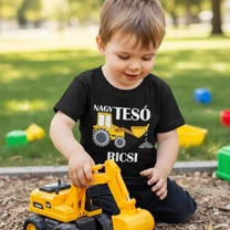 Kép 1/3 - Nagytesó (Markoló) - Gyerek póló (Egyedi névvel)