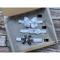 Kép 1/2 - Fehér színű hajpánt