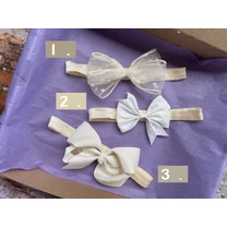 Kép 1/2 - Ekrü színű hajpánt