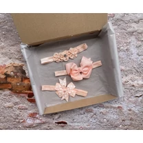 Kép 2/2 - Barack színű hajpánt