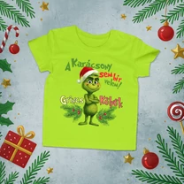 Kép 3/3 - Grincs Kölyök, Karácsony sem bír velem - Gyerek póló