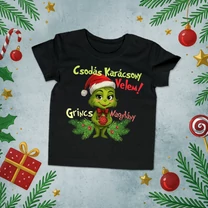 Kép 3/3 - Grincs Kislány- Csodás Karácsony velem - Gyerek póló