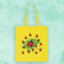 Kép 3/3 - Katica  - Búcsú Vászontáska (Ovisok nevével, egyedi)