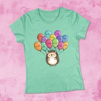 Kép 1/5 - Süni lufikkal - Búcsúpóló Óvónéniknek (Ovisok nevével, egyedi)