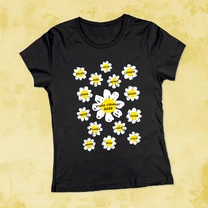 Kép 1/6 - Virágok (Fehér szirom) - Búcsúpóló Óvónéniknek (Ovisok nevével, egyedi)