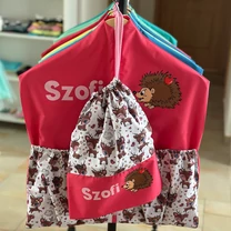 Kép 1/6 - Ovizsák szett - Őzike (Rózsaszín) - Egyedi felirattal is rendelhető