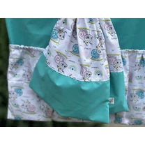 Kép 6/7 - Ovizsák szett - Csigabiga (Türkiz) - Egyedi felirattal is rendelhető