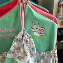 Kép 3/5 - Ovizsák szett - Csigabiga (Menta) - Egyedi felirattal is rendelhető