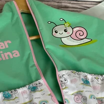 Kép 2/5 - Ovizsák szett - Csigabiga (Menta) - Egyedi felirattal is rendelhető