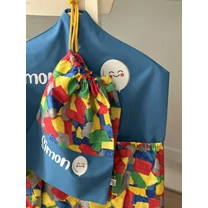 Kép 9/9 - Ovizsák szett - Legó - Egyedi felirattal is rendelhető